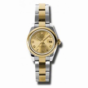 Rolex Datejust Automatic Stainless Steel w/ 18kt Yellow Gold Ladies Watch 179163CCAO