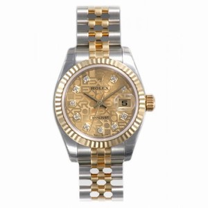 Rolex Datejust Champagne Jubilee Diamond Dial Jubilee Bracelet Two Tone Ladies Watch 179173CJDJ