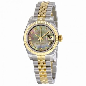 Rolex Lady Datejust Dark Mother of Pearl Dial Steel and Yellow Gold Ladies Watch 179173BKMRJ