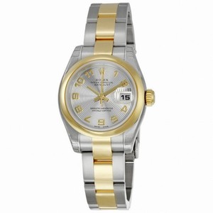 Rolex Datejust Grey Arabic Dial Oyster Bracelet Two Tone Ladies Watch 179163GYAO