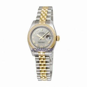 Rolex Lady Datejust Grey Roman Dial Jubilee Two-Tone Bracelet Ladies Watch 179173GYRJ