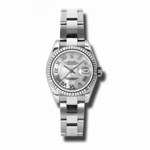 Rolex Datejust Mother of Pearl Roman Dial Automatic Ladies Watch 179174MRO