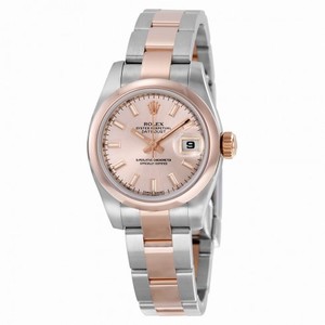Rolex Lady Datejust Pink Dial Steel and 18K Rose-Gold Ladies Watch 179161PSO