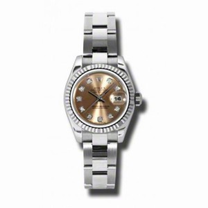 Rolex Datejust Pink Diamond Dial Automatic Ladies Watch 179174PDO