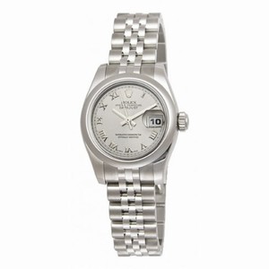 Rolex Datejust Rhodium Roman Dial Jubilee Bracelet Ladies Watch 179160RHRJ