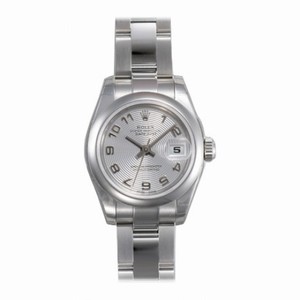 Rolex Datejust Silver Arabic Dial Oyster Bracelet Ladies Watch 179160SAO