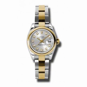 Rolex Datejust Automatic Stainless Steel w/ 18kt Yellow Gold Ladies Watch 179163SDO