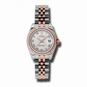 Rolex Lady Datejust Silver Dial Steel and Rose Gold Ladies Watch 179171SRJ