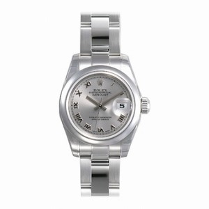 Rolex Datejust Silver Roman Dial Oyster Bracelet Ladies Watch 179160SRO