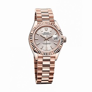 Rolex Lady-Datejust 28 Sundust Dial 18K Everose Gold President Automatic Ladies Watch 279175SNSP