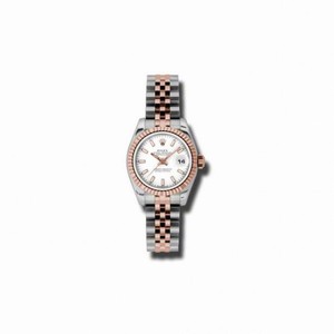 Rolex Datejust Automatic Stainless Steel w/ 18kt Rose Gold Ladies Watch 179171WSJ
