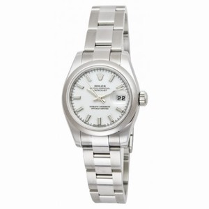 Rolex Datejust White Index Dial Oyster Bracelet Ladies Watch 179160WSO