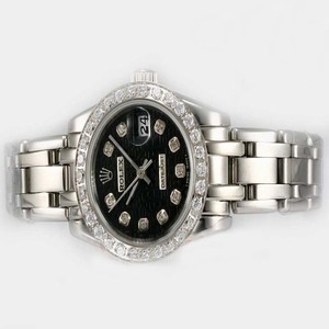 Rolex Masterpiece 18946 Stainless Steel with Diamond Bezel Automatic Watch