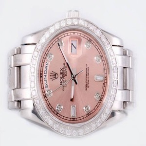 Rolex Masterpiece 18956 Stainless Steel Case Mens Round Watch