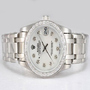Rolex Masterpiece 81299 MD Mens Round Stainless Steel Case Watch