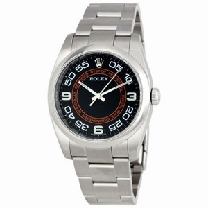 Rolex Oyster Perpetual 36 mm Black Concentric Dial Stainless Steel Men's Watch 116000BKCOAO