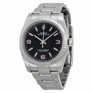 Rolex Oyster Perpetual 36 mm Black Dial Stainless Steel Rolex Oyster Automatic Men's Watch 116034BKAPSO