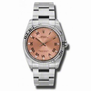 Rolex Oyster Perpetual 36 mm Pink Dial Stainless Steel Rolex Oyster Automatic Men's Watch 116034PRDO