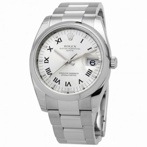 Rolex Oyster Perpetual Date Silver Dial Men's Watch 115200SRO