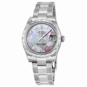 Rolex Oyster Perpetual Datejust 31 Goldust Dream Mother of Pearl Dial Stainless Steel Rolex Oyster Automatic Ladies Watch 178344GDDMRO