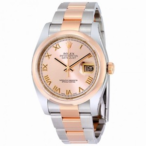 Rolex Oyster Perpetual Datejust 36 Pink Dial Steel and 18K Everose Gold Unisex Watch 116201PKRO