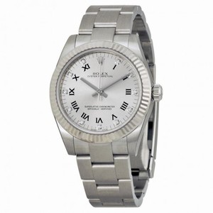 Rolex Oyster Perpetual Diamond Dial 18k White Gold 31mm Watch 177234SDO