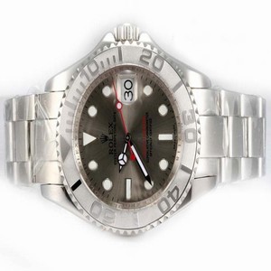 Rolex Yacht-Master 16622 Mens Silver Stainless Steel Strap Watch