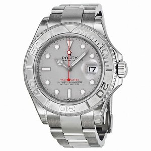 Rolex Yacht-Master Platinum Dial Steel and Platinum Men's Watch 116622PLSO