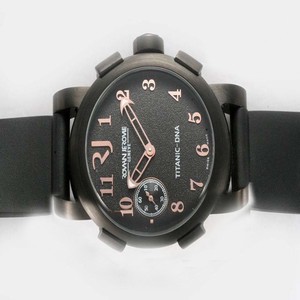Romain Jerome Ceramic variations T.B2B22.00.BB Round Black Dial Automatic Watch