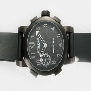 Romain Jerome Ceramic variations T.BBBBB.00.BB PVD Case Black Dial Round Watch