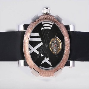Romain Jerome Ceramic variations TO.T.BBB22.00.BB Black Dial Round Stainless Steel Case Watch