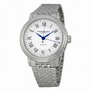 Raymond Weil Maestro Automatic 38 Hour Power Reserve Silver Dial Stainless Steel Men's Watch 2851-ST-00659
