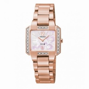 Seiko Mother of Pearl Dial Rose Gold-plated Ladies Watch SUP212