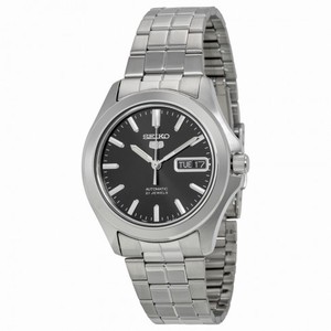 Seiko 5 Automatic Black Dial Men's Watch SNKK93