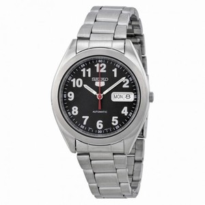 Seiko 5 Automatic Black Dial Stainless Steel Men's Watch SNXA07K