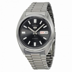 Seiko 5 Automatic Black Dial Stainless Steel Men's Watch SNXS79