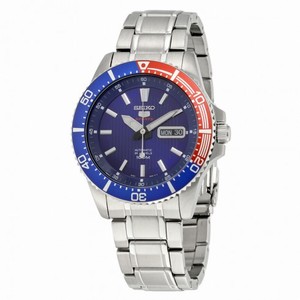 Seiko 5 Automatic Blue Dial Stainless Steel Men's Watch SRP551
