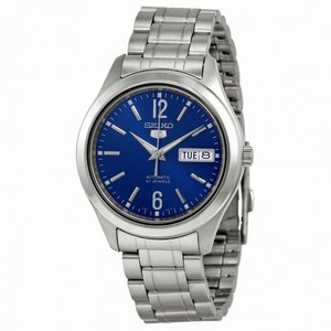 Seiko 5 Automatic Blue Dial Stainless Steel Men's Watch SNKM55
