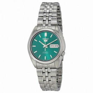 Seiko 5 Automatic Green Dial Stainless Steel Men's Watch SNK543K