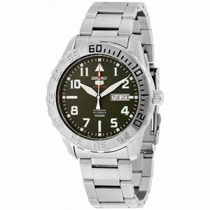 Seiko 5 Automatic Green Dial Stainless Steel Men's Watch SRP751