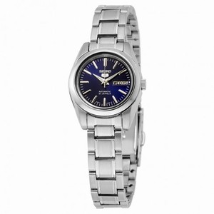Seiko 5 Automatic Navy Blue Dial Stainless Steel Ladies Watch SYMK15