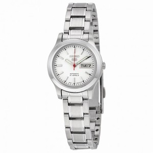Seiko 5 Automatic Silver Dial Stainless Steel Ladies Watch SYMD87