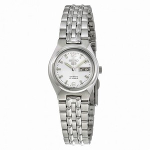 Seiko 5 Automatic Silver Dial Stainless Steel Ladies Watch SYMK31