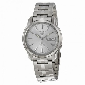Seiko 5 Automatic Silver Dial Stainless Steel Men's Watch SNKK65