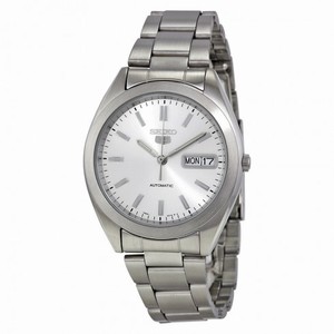 Seiko 5 Automatic Silver Dial Stainless Steel Men's Watch SNX993