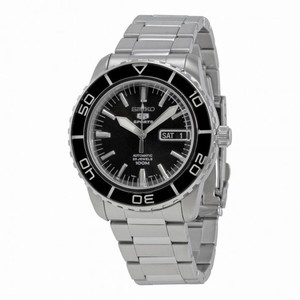 Seiko 5 Black Dial Automatic Men's Watch SNZH55