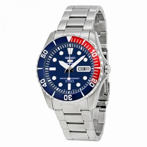 Seiko 5 Blue Dial Diver Stainless Steel Automatic Men's Watch SNZF15