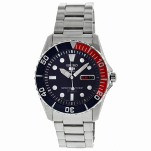 Seiko 5 Dark Blue Dial Stainless Steel Automatic Men's Watch SNZF15J1