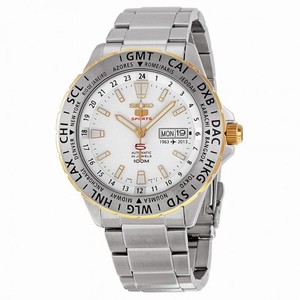 Seiko 5 Special Edition Automatic White Dial Stainless Steel Men's Watch SRP438
