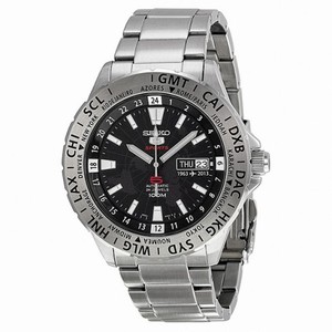 Seiko 5 Special Edition Black Dial Steel Men's Watch SRP431